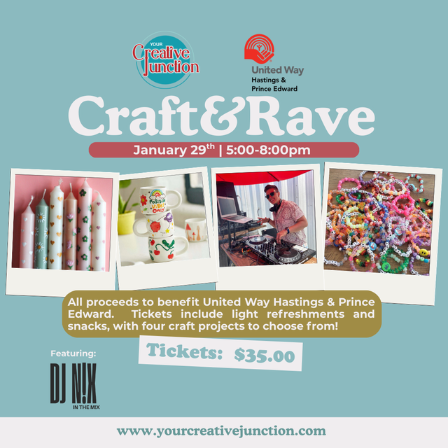 Craft Rave Belleville Art Classes, Parties, Retreats | Your Creative Junction
